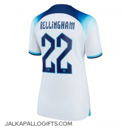Englanti Jude Bellingham #22 Kotipaita Naiset MM-kisat 2022 Lyhythihainen